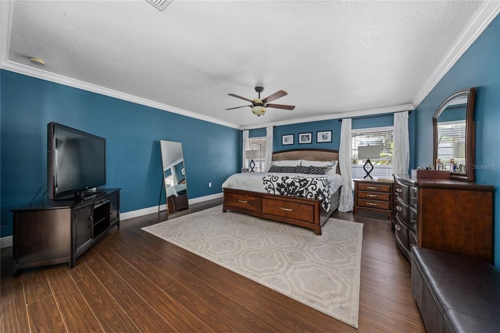 Bedroom, Interior, Wood Texture Flooring