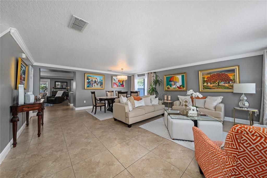 Dining room, Interior, Living room