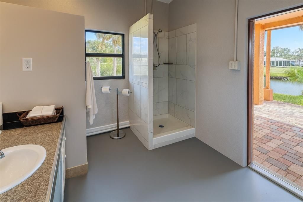 Bathroom, Glass Shower, Interior