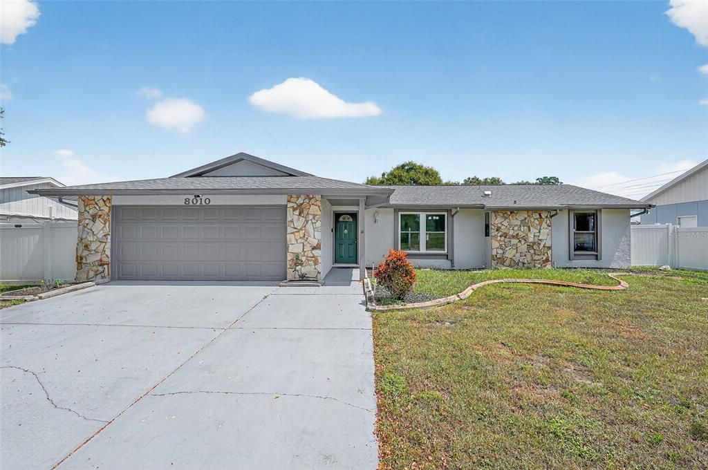 Attached, Backyard, Exterior, Facade, Ranch
