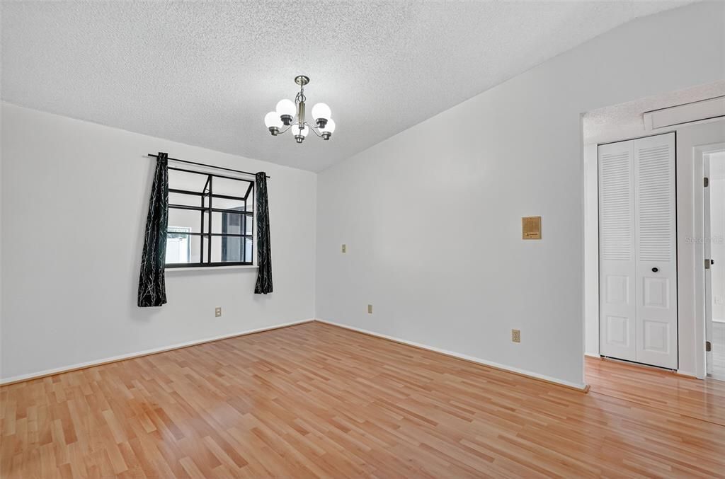 Chandelier, Empty room, Interior, Wood Texture Flooring