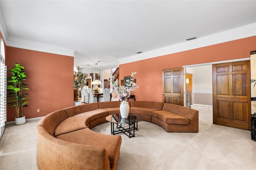 Dining room, Interior, Living room, Pendant Lights