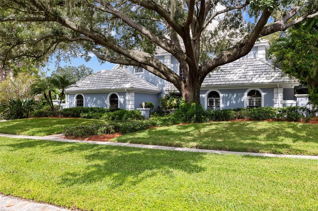 Backyard, Exterior, Facade, Mediterranean