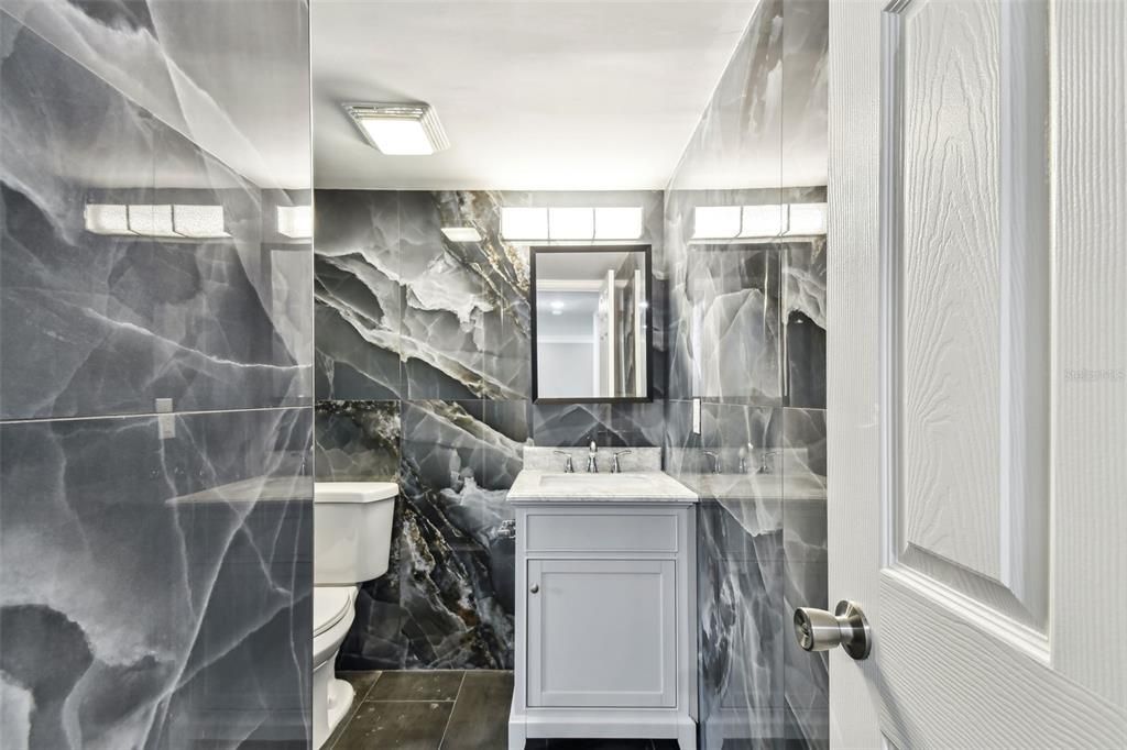 Bathroom, Glass Shower, Interior