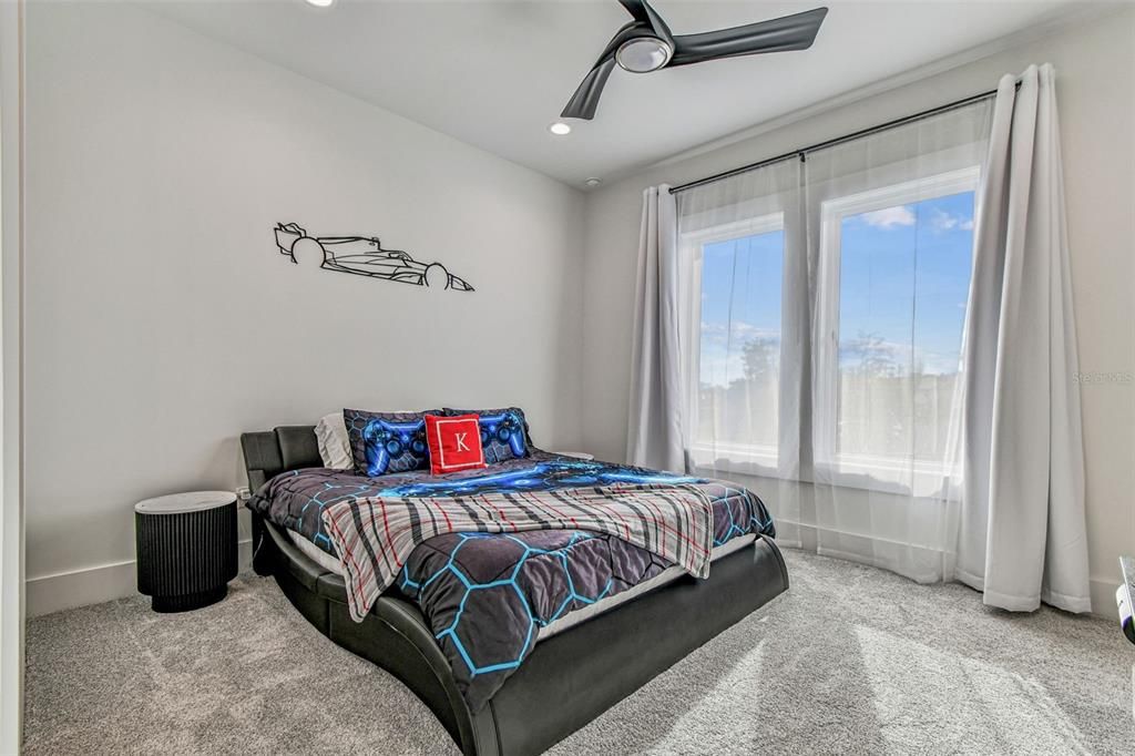 Bedroom, Interior, Recessed Lighting