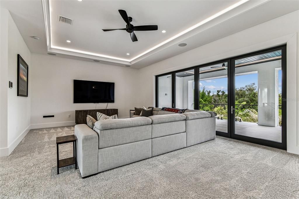 Interior, Living room, Recessed Lighting