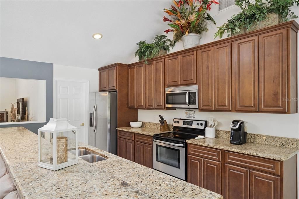 Interior, Kitchen, Recessed Lighting, Stainless Steel Appliances
