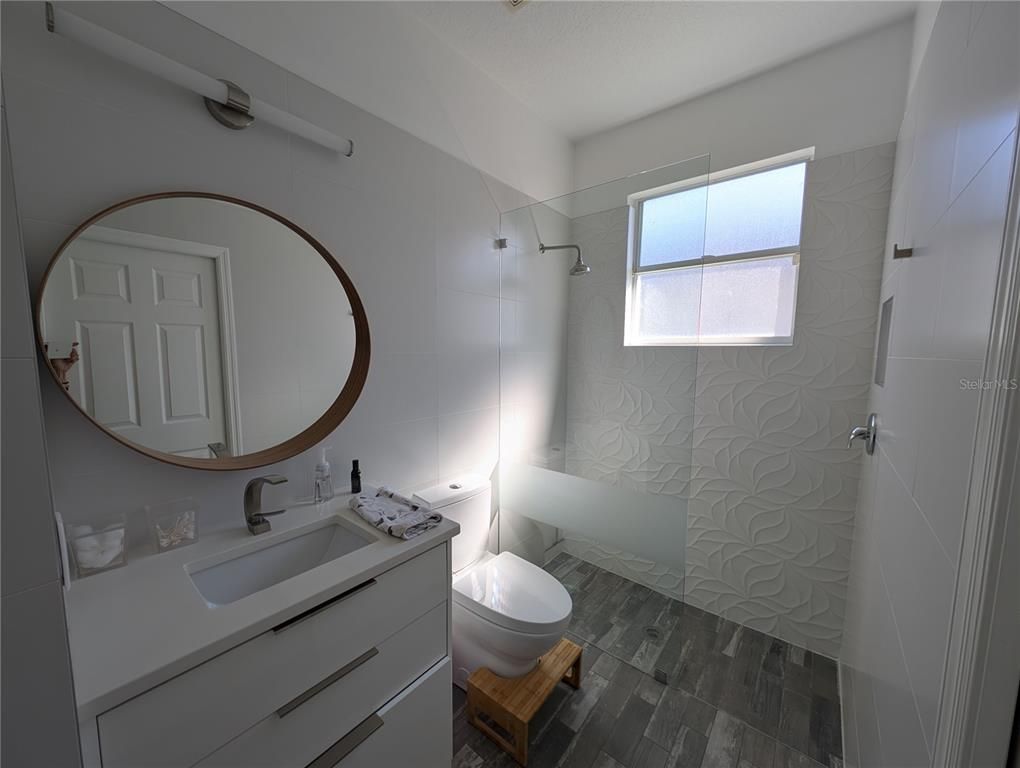 Bathroom, Interior, Wood Texture Flooring
