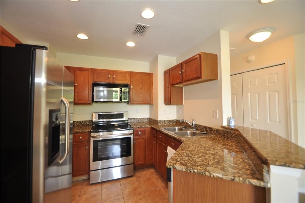 Interior, Kitchen, Recessed Lighting, Stainless Steel Appliances