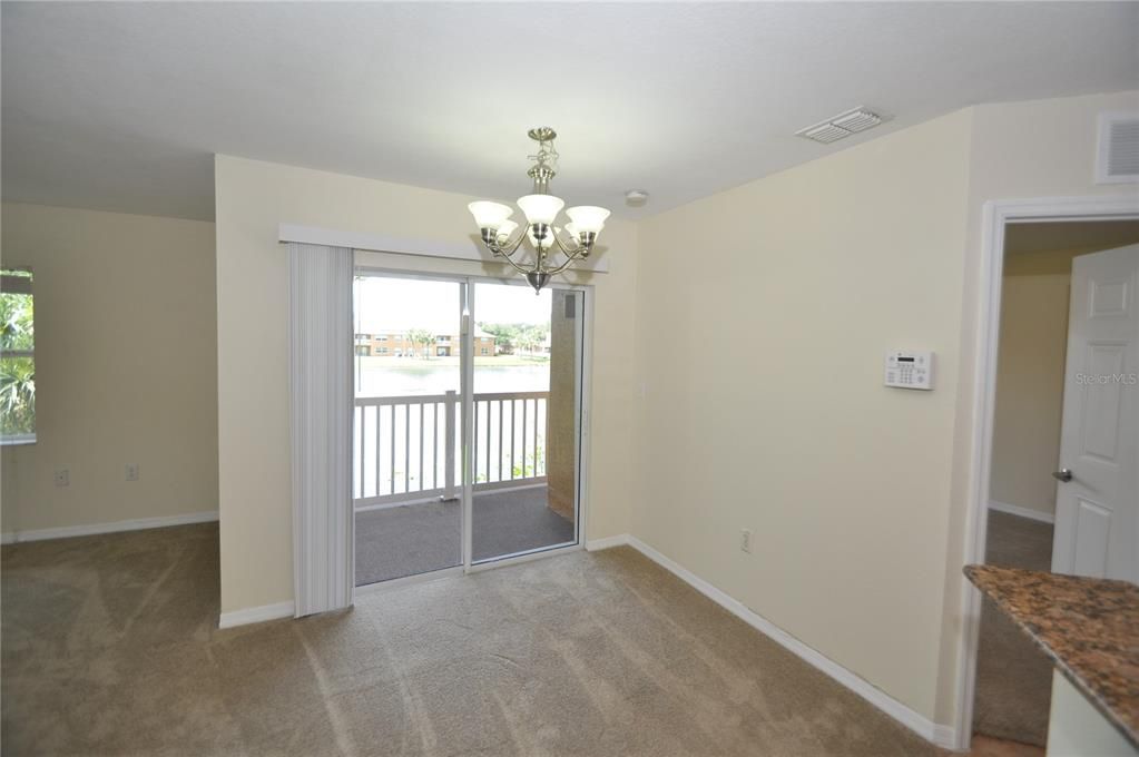 Chandelier, Empty room, Interior