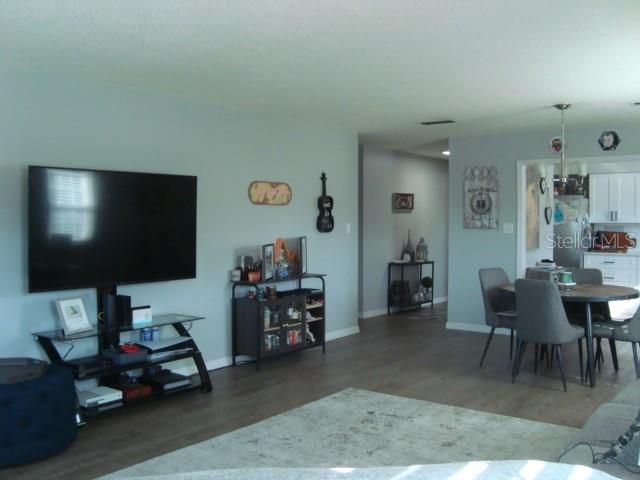 Dining room, Interior, Wood Texture Flooring