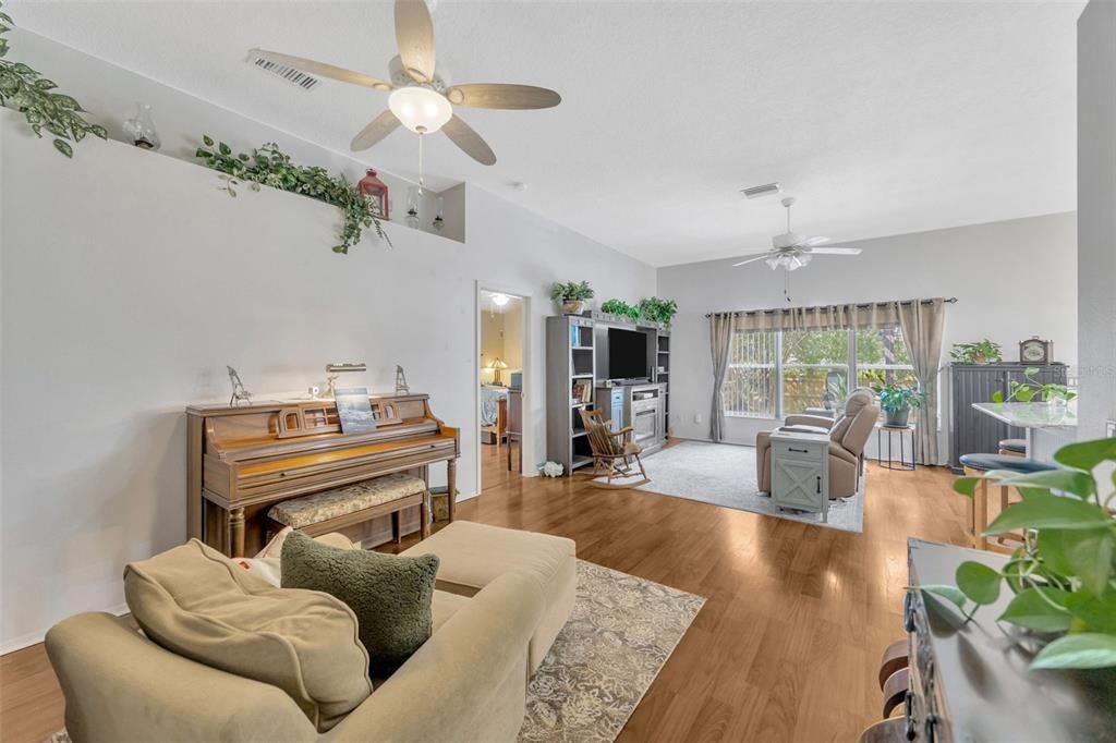 Interior, Living room, Piano, Wood Texture Flooring