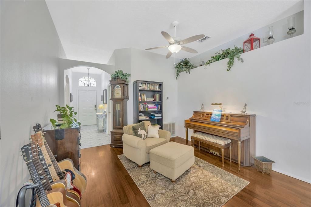 Interior, Living room, Piano, Wood Texture Flooring