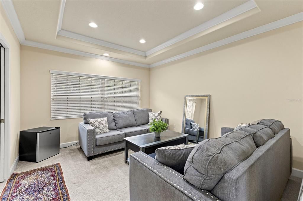 Interior, Living room, Recessed Lighting