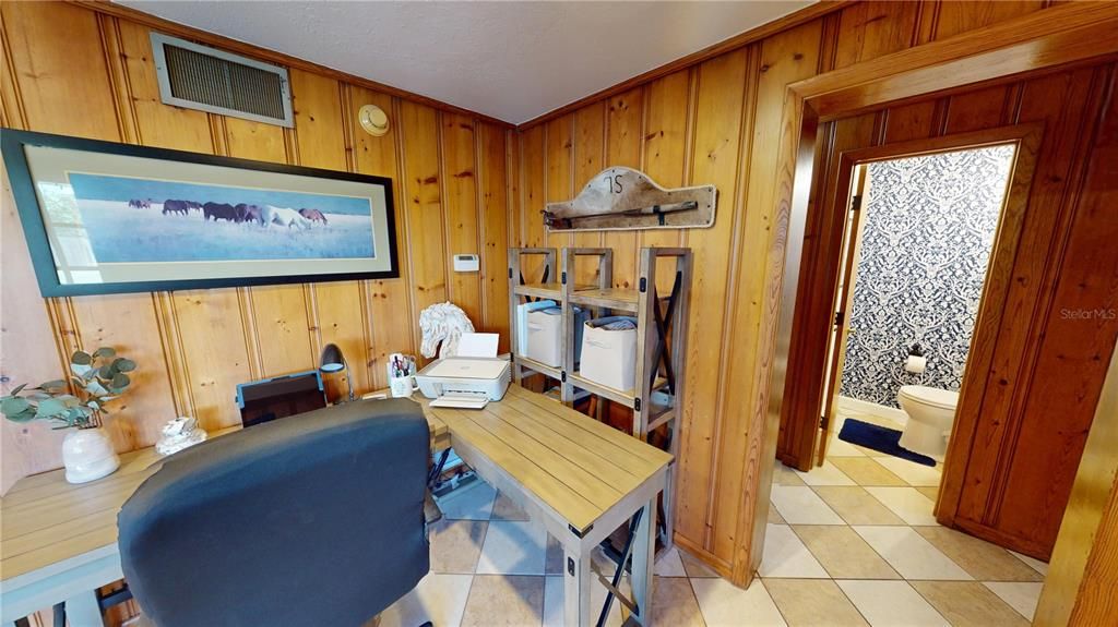 Bathroom, Interior, Wooden Walls