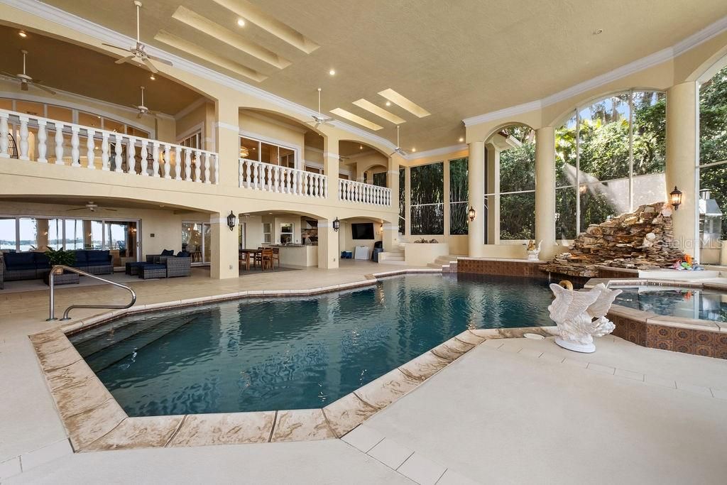Interior, Pool, Recessed Lighting