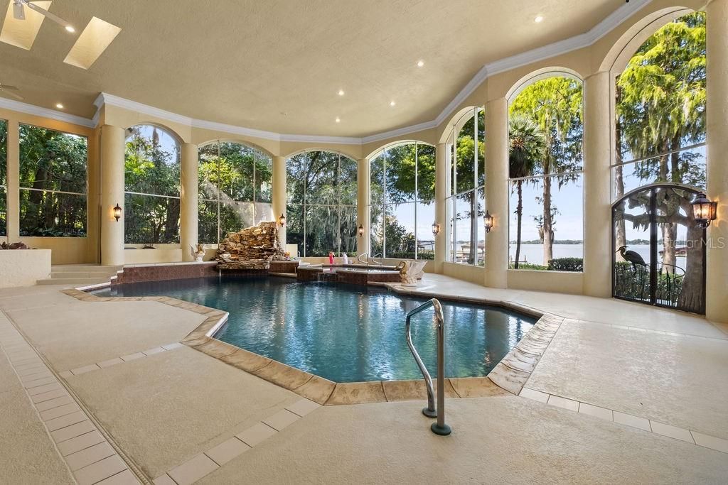 Interior, Pool, Recessed Lighting