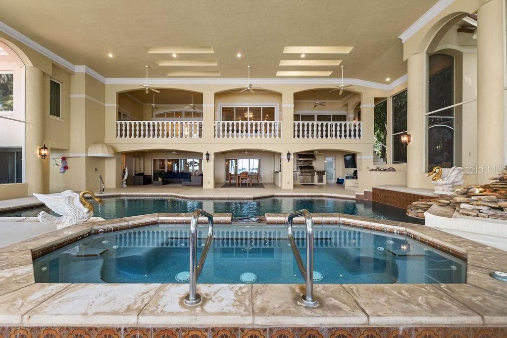 Interior, Pool, Recessed Lighting