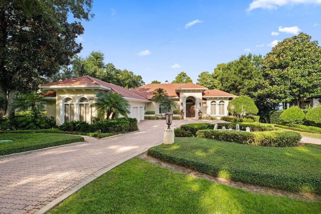 Attached, Backyard, Exterior, Facade, Mediterranean