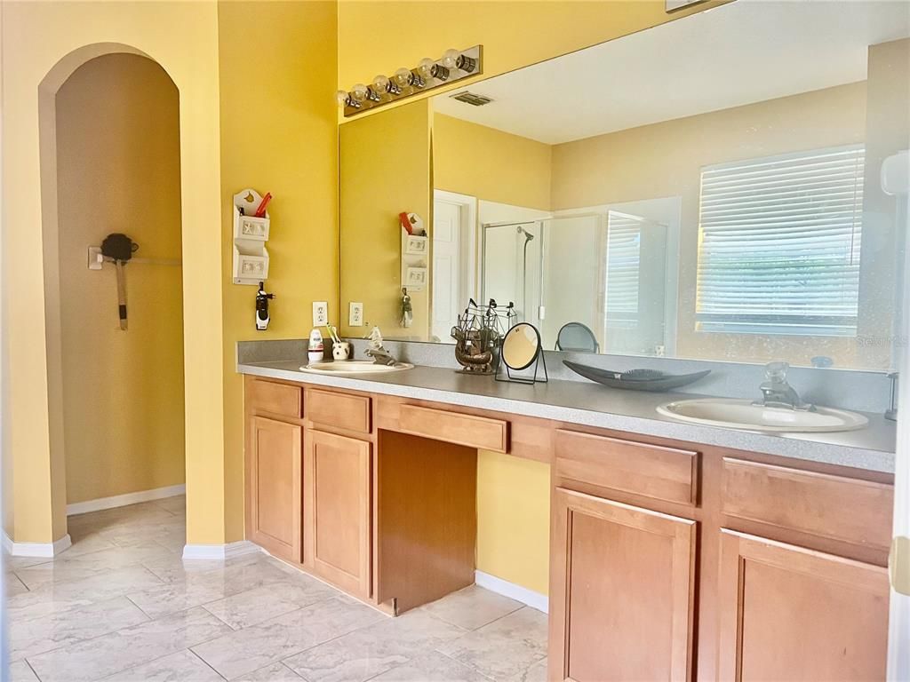 Bathroom, Dual Sink Vanities, Interior, Marble