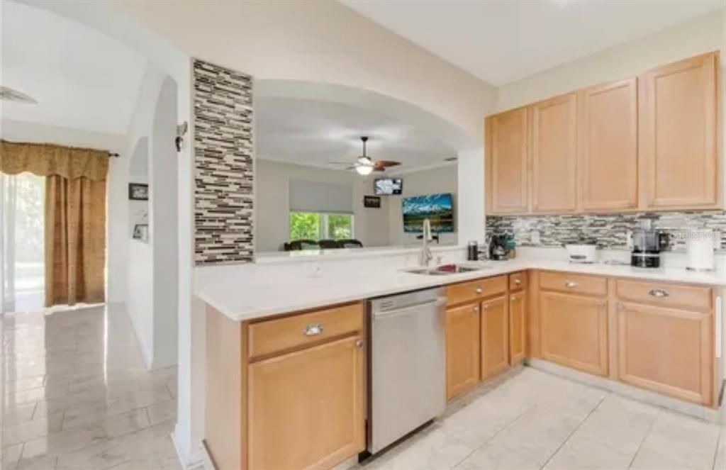 Interior, Kitchen, Marble