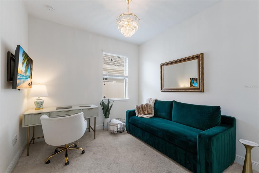 Chandelier, Home Office, Interior