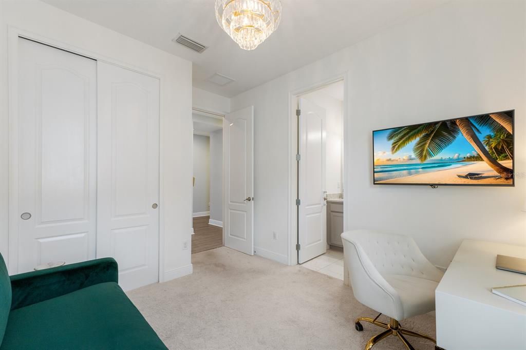 Chandelier, Home Office, Interior
