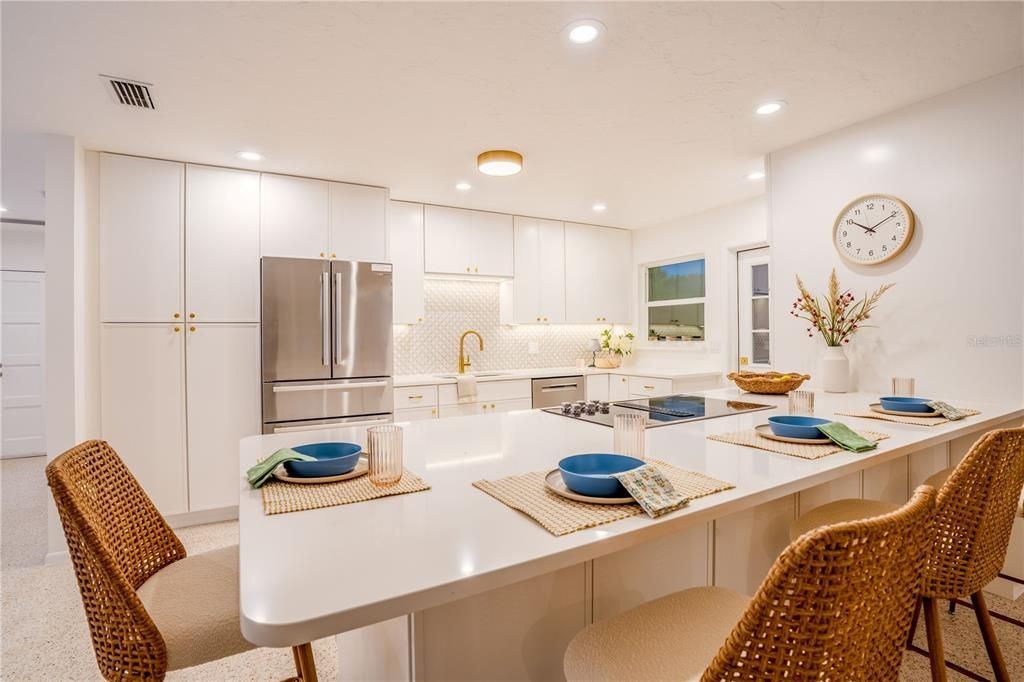 Interior, Kitchen, Recessed Lighting, Stainless Steel Appliances