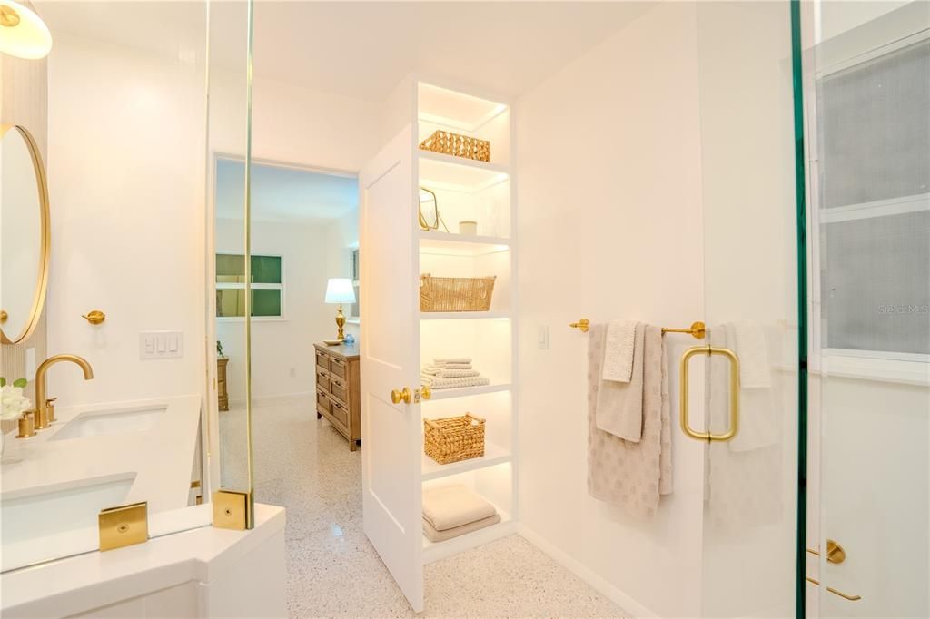 Bathroom, Glass Shower, Interior