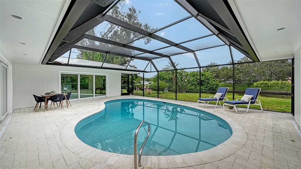 Glass Ceilings, Interior, Pool, Sun Room