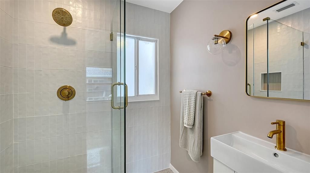 Bathroom, Glass Shower, Interior