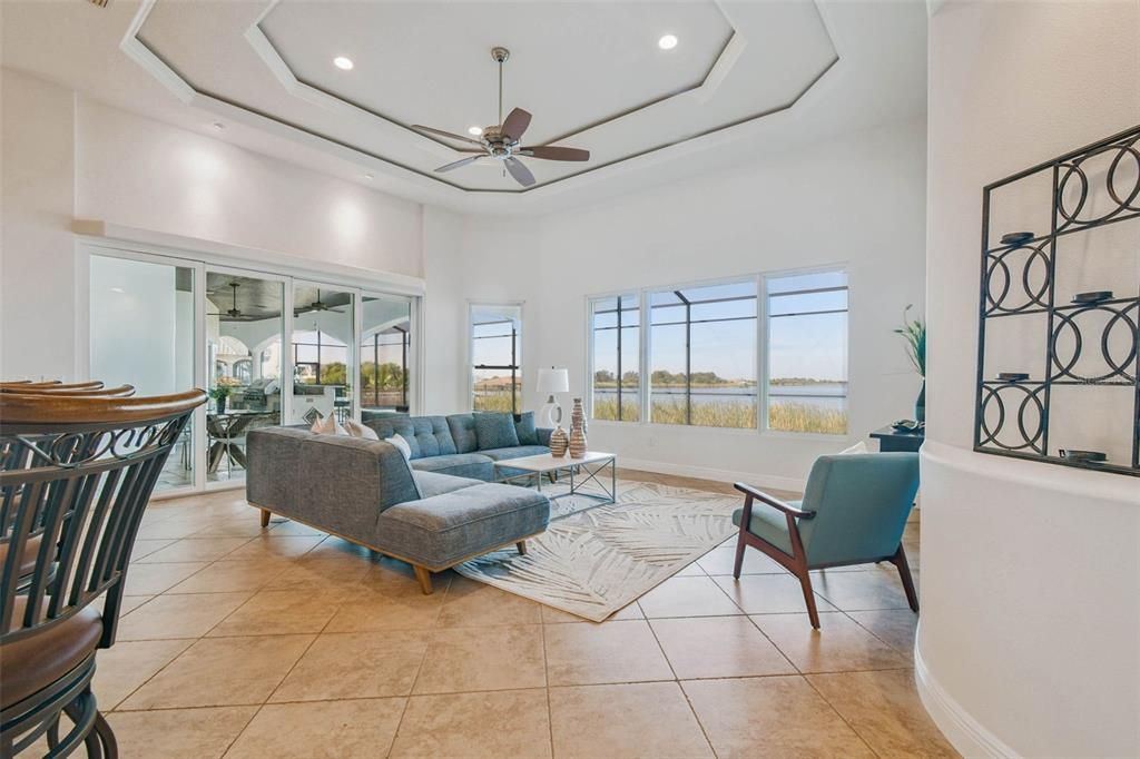 Interior, Living room, Recessed Lighting, Water