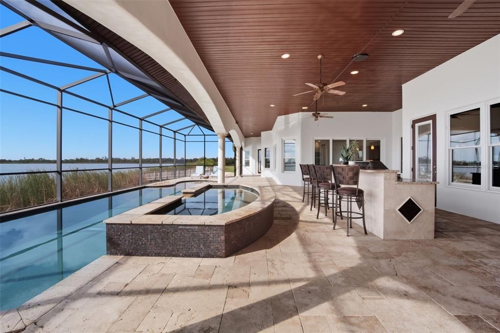 Glass Ceilings, Interior, Pool, Recessed Lighting, Sun Room, Water