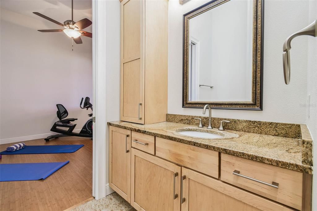Bathroom, Interior, Wood Texture Flooring