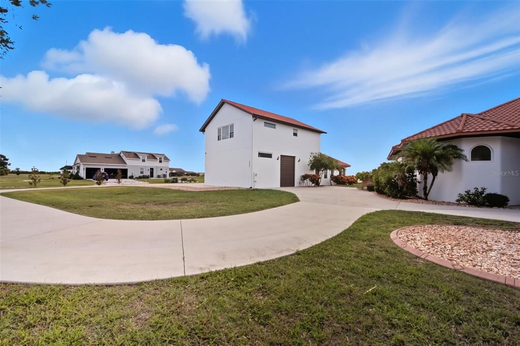 Backyard, Detached Garage, Exterior