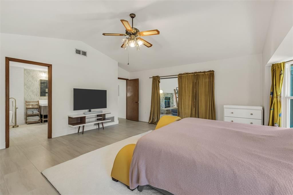 Bedroom, Interior, Wood Texture Flooring