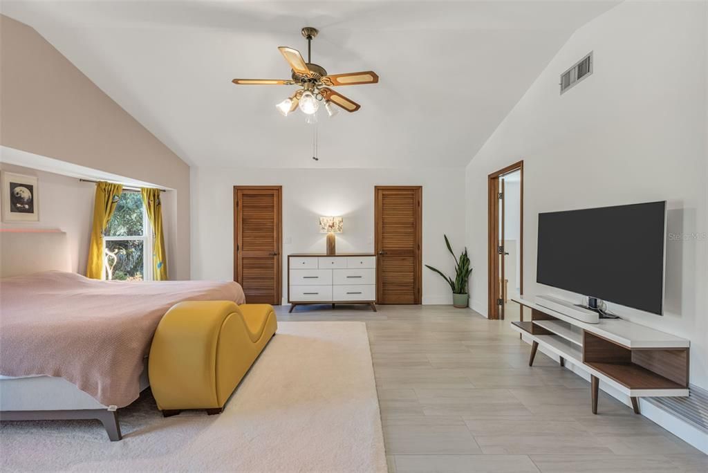 Bedroom, Interior, Wood Texture Flooring