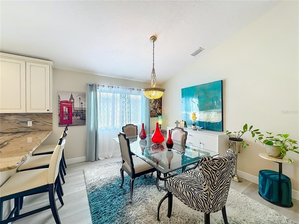 Dining room, Interior, Pendant Lights