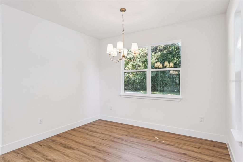 Chandelier, Empty room, Interior, Wood Texture Flooring