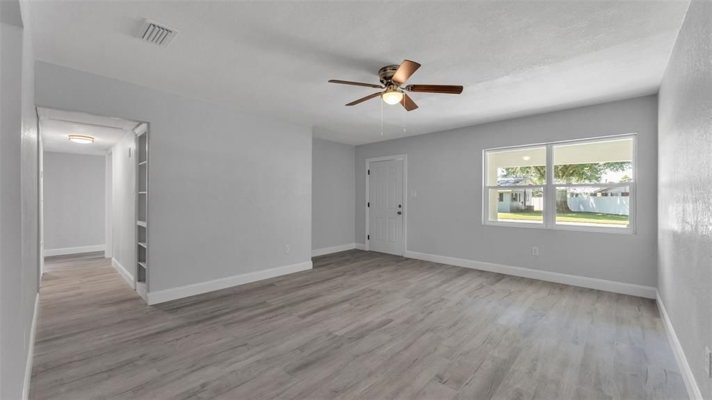 Empty room, Interior, Wood Texture Flooring