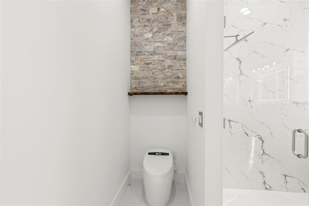 Bathroom, Interior, Marble Walls