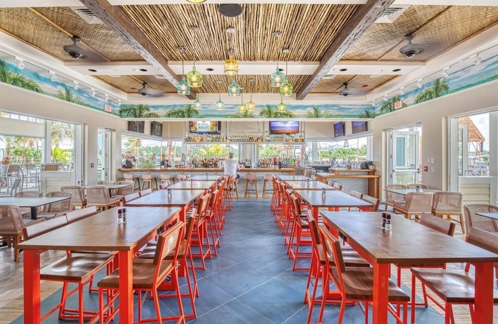 Dining room, Interior, Pendant Lights, Wooden Ceilings