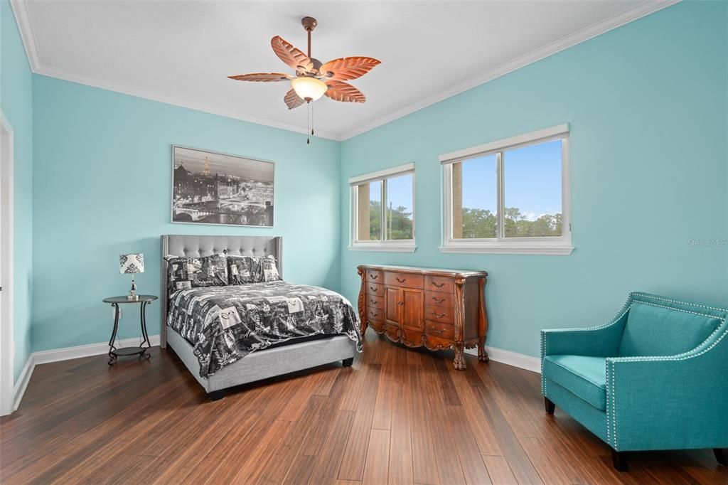 Bedroom, Interior, Wood Texture Flooring