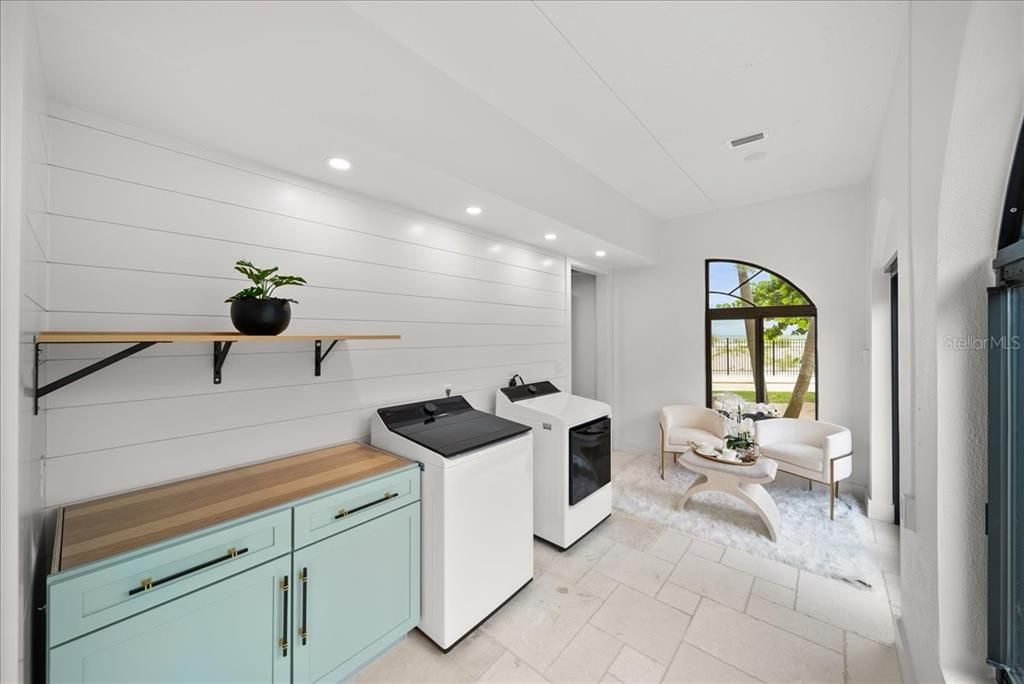 Interior, Recessed Lighting, Washer