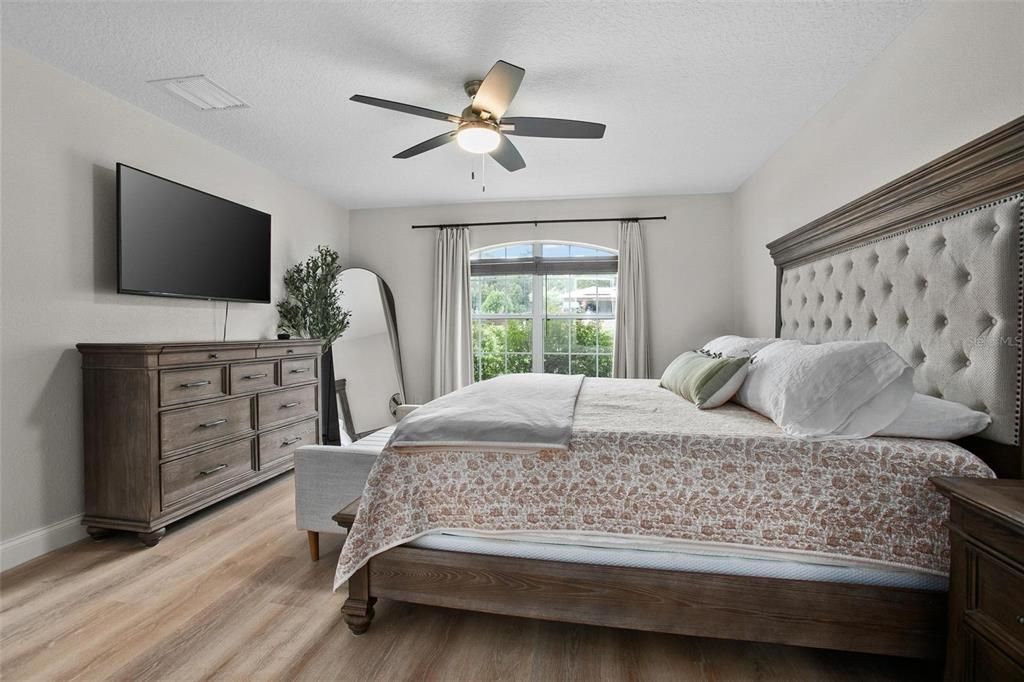 Bedroom, Interior, Wood Texture Flooring