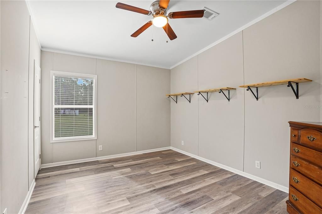 Empty room, Interior, Walk-in Closets, Wood Texture Flooring