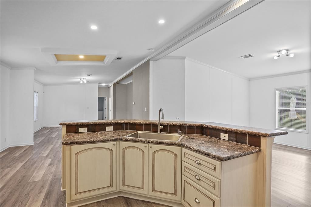 Interior, Recessed Lighting, Wood Texture Flooring