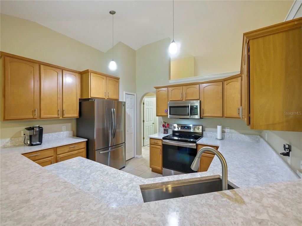 Interior, Kitchen, Pendant Lights