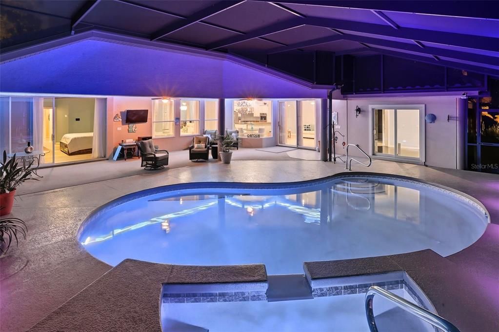Glass Ceilings, Interior, Pool, Sun Room