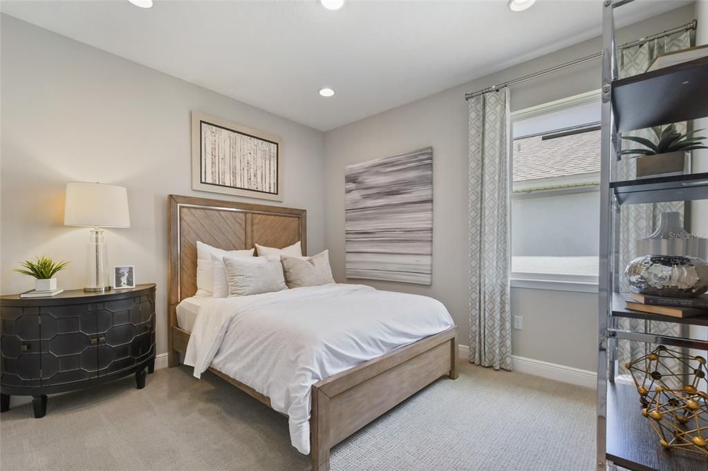 Bedroom, Interior, Recessed Lighting